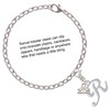 Silver Plated Small Gelato Script Initial - R - Silver Plated Clip on Charm with Mini Year 2025 Jewelry Ideas and Examples