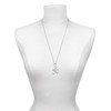 Silver Plated Small Gelato Script Initial - X - Silver Plated Clip on Charm with Mini Year 2025