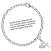 Silver Plated Small White Crystal Cross - Silver Plated Clip on Charm with Mini Year 2025 Jewelry Ideas and Examples