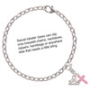 Silver Plated Small Pink Crystal Cross - Silver Plated Clip on Charm with Mini Year 2025 Jewelry Ideas and Examples