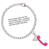 Hot Pink Telephone - Silver Plated Clip on Charm with Mini Year 2025 Jewelry Ideas and Examples