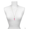 Hot Pink Telephone - Silver Plated Clip on Charm with Mini Year 2025