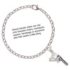 Silver Plated Chainsaw - Silver Plated Clip on Charm with Mini Year 2025 Jewelry Ideas and Examples