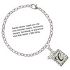 Silver Plated Pebble Border Initial - C - Silver Plated Clip on Charm with Mini Year 2025 Jewelry Ideas and Examples