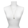 Silver Plated Pebble Border Initial - Y - Silver Plated Clip on Charm with Mini Year 2025
