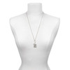Silver Plated Pebble Border Initial - Z - Silver Plated Clip on Charm with Mini Year 2025