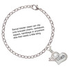 Silver Plated Large ''Coach'' Heart - Silver Plated Clip on Charm with Mini Year 2025 Jewelry Ideas and Examples