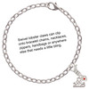 Silver Plated Mini July - Red Crystal Heart - Silver Plated Clip on Charm with Mini Year 2025 Jewelry Ideas and Examples