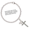 Silver Plated Pebble Cross - Silver Plated Clip on Charm with Mini Year 2025 Jewelry Ideas and Examples