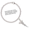 Silver Plated Large Clear Crystal Lightning Bolt - Silver Plated Clip on Charm with Mini Year 2025 Jewelry Ideas and Examples