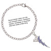 Silver Plated Large Blue Crystal Lightning Bolt - Silver Plated Clip on Charm with Mini Year 2025 Jewelry Ideas and Examples