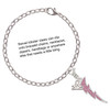 Silver Plated Large Hot Pink Crystal Lightning Bolt - Silver Plated Clip on Charm with Mini Year 2025 Jewelry Ideas and Examples