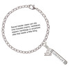 Courage Strength Wisdom Honesty - Bar - Silver Plated Clip on Charm with Mini Year 2025 Jewelry Ideas and Examples