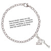 Silver Plated Small Coach Script - Silver Plated Clip on Charm with Mini Year 2025 Jewelry Ideas and Examples