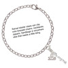 Silver Plated Small hope Script - Silver Plated Clip on Charm with Mini Year 2025 Jewelry Ideas and Examples
