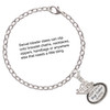 Keep Calm Big Sister is Here - Silver Plated Clip on Charm with Mini Year 2025 Jewelry Ideas and Examples