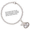 Silver Plated Keep Calm EMT is Here - Silver Plated Clip on Charm with Mini Year 2025 Jewelry Ideas and Examples
