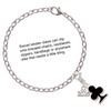 Silver Plated Card Suit - Black Club - Silver Plated Clip on Charm with Mini Year 2025 Jewelry Ideas and Examples