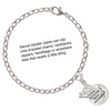 Silver Plated I Love You to the Moon and Back - Silver Plated Clip on Charm with Mini Year 2025 Jewelry Ideas and Examples
