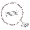 Silver Plated Large Lord Guide Me Heart - Silver Plated Clip on Charm with Mini Year 2025 Jewelry Ideas and Examples