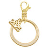 Gold-tone Large Karma Ring - Gold-tone Plated Clip on Charm with Mini Year 2025: Year to Remember Jewelry Gift - Celebrations