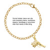 Gold-tone Handgun - Gold-tone Plated Clip on Charm with Mini Year 2025 Jewelry Ideas and Examples