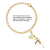 Gold-tone Rifle - Gold-tone Plated Clip on Charm with Mini Year 2025 Jewelry Ideas and Examples