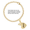Gold-tone Script Mom Heart - Gold-tone Plated Clip on Charm with Mini Year 2025 Jewelry Ideas and Examples