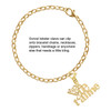 Gold-tone Large Je T'aime - Gold-tone Plated Clip on Charm with Mini Year 2025 Jewelry Ideas and Examples
