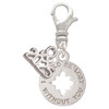 Silver Plated I would be lost without you - Silver Plated Clip on Charm with Mini Year 2025: Year to Remember Jewelry Gift - Celebrations