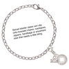 Silver Plated I would be lost without you - Silver Plated Clip on Charm with Mini Year 2025 Jewelry Ideas and Examples