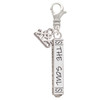 Hope Anchors the Soul Bar - Silver Plated Clip on Charm with Mini Year 2025: Year to Remember Jewelry Gift - Celebrations