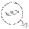 Thank You for Raising the Woman of my Dreams - Silver Plated Clip on Charm with Mini Year 2025 Jewelry Ideas and Examples