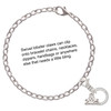 Silver Plated Courage Strength Wisdom Infinity Ring - Silver Plated Clip on Charm with Mini Year 2025 Jewelry Ideas and Examples