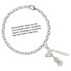 Silver Plated Violin and Bow - Silver Plated Clip on Charm with Mini Year 2025 Jewelry Ideas and Examples