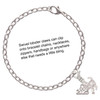 Silver Plated Cat with Yarn - Silver Plated Clip on Charm with Mini Year 2025 Jewelry Ideas and Examples
