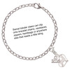 Silver Plated German Shepard Silhouette Heart - Silver Plated Clip on Charm with Mini Year 2025 Jewelry Ideas and Examples