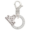 Silver Plated Grandmother Eternity Ring - Silver Plated Clip on Charm with Mini Year 2025: Year to Remember Jewelry Gift - Celebrations