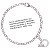 Silver Plated Wife Eternity Ring - Silver Plated Clip on Charm with Mini Year 2025 Jewelry Ideas and Examples