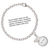 Silver Plated Domed John 3:16 - Silver Plated Clip on Charm with Mini Year 2025 Jewelry Ideas and Examples