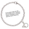 Silver Plated I'm A Fighter Eternity Ring - Silver Plated Clip on Charm with Mini Year 2025 Jewelry Ideas and Examples