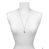Silver Plated Domed Jazz Girl with Hat - Silver Plated Clip on Charm with Mini Year 2025