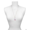 Silver Plated Domed Multi Color DA - Silver Plated Clip on Charm with Mini Year 2025
