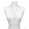 Silver Plated Domed Black DDS - Silver Plated Clip on Charm with Mini Year 2025