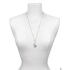 Silver Plated Domed Black MNA - Silver Plated Clip on Charm with Mini Year 2025