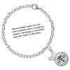 Silver Plated Domed Black OD - Silver Plated Clip on Charm with Mini Year 2025 Jewelry Ideas and Examples