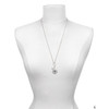 Silver Plated Domed Black OD - Silver Plated Clip on Charm with Mini Year 2025