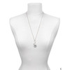 Silver Plated Domed Black PharmD - Silver Plated Clip on Charm with Mini Year 2025