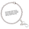 Silver Plated Matthew 5:4 Infinity Sign - Silver Plated Clip on Charm with Mini Year 2025 Jewelry Ideas and Examples