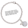Stainless Steel Disc Stronger Braver Smarter - Silver Plated Clip on Charm with Mini Year 2025 Jewelry Ideas and Examples